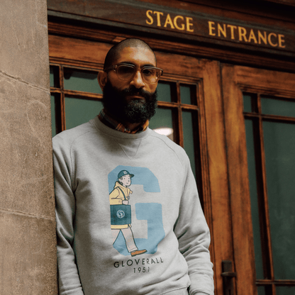 Gloverall - Ivy Boys Anniversary Graphic Sweatshirt - Light Grey - Regent Tailoring Salisbury