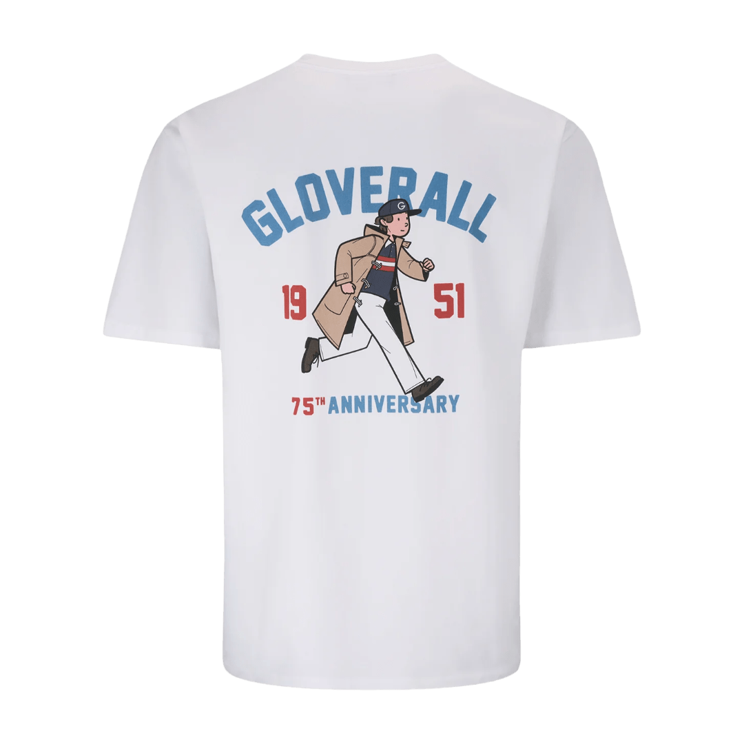 Gloverall - Ivy Boys Anniversary Graphic T-Shirt - White - Regent Tailoring Salisbury