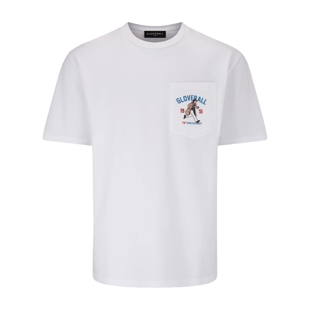 Gloverall - Ivy Boys Anniversary Graphic T-Shirt - White - Regent Tailoring Salisbury