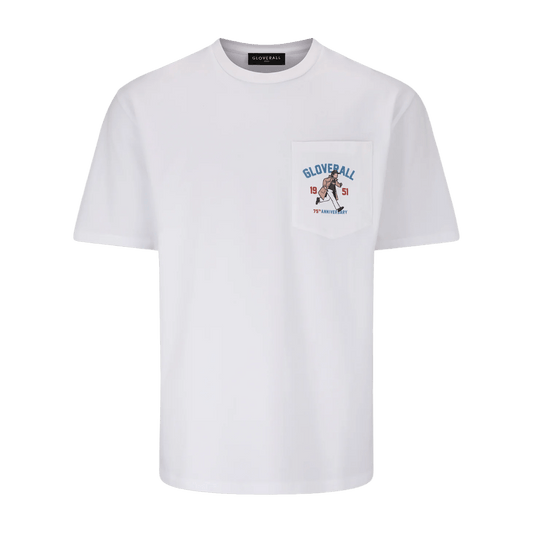 Gloverall - Ivy Boys Anniversary Graphic T-Shirt - White - Regent Tailoring Salisbury