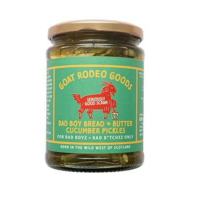 GOAT RODEO GOODS - BAD BOY BREAD AND BUTTER CUCUMBER PICKLES