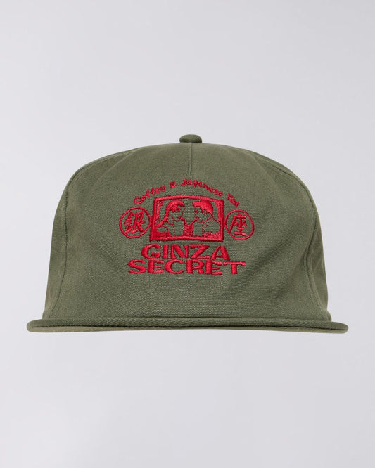 Edwin - Ginza Secret 5 Panel Cap - Olive