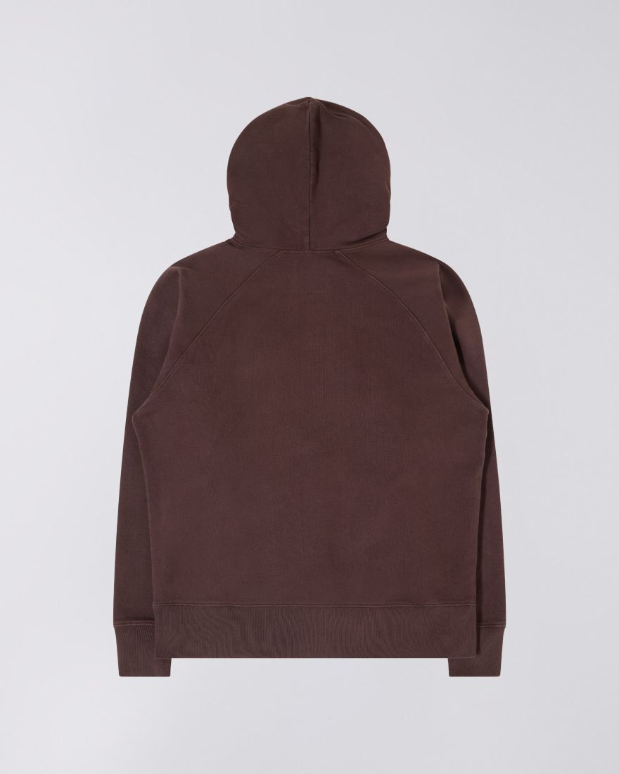 Edwin - Raglan Sleeve Hoodie - Mole