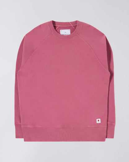 EDWIN - Raglan Sleeve Crew - Red Violet