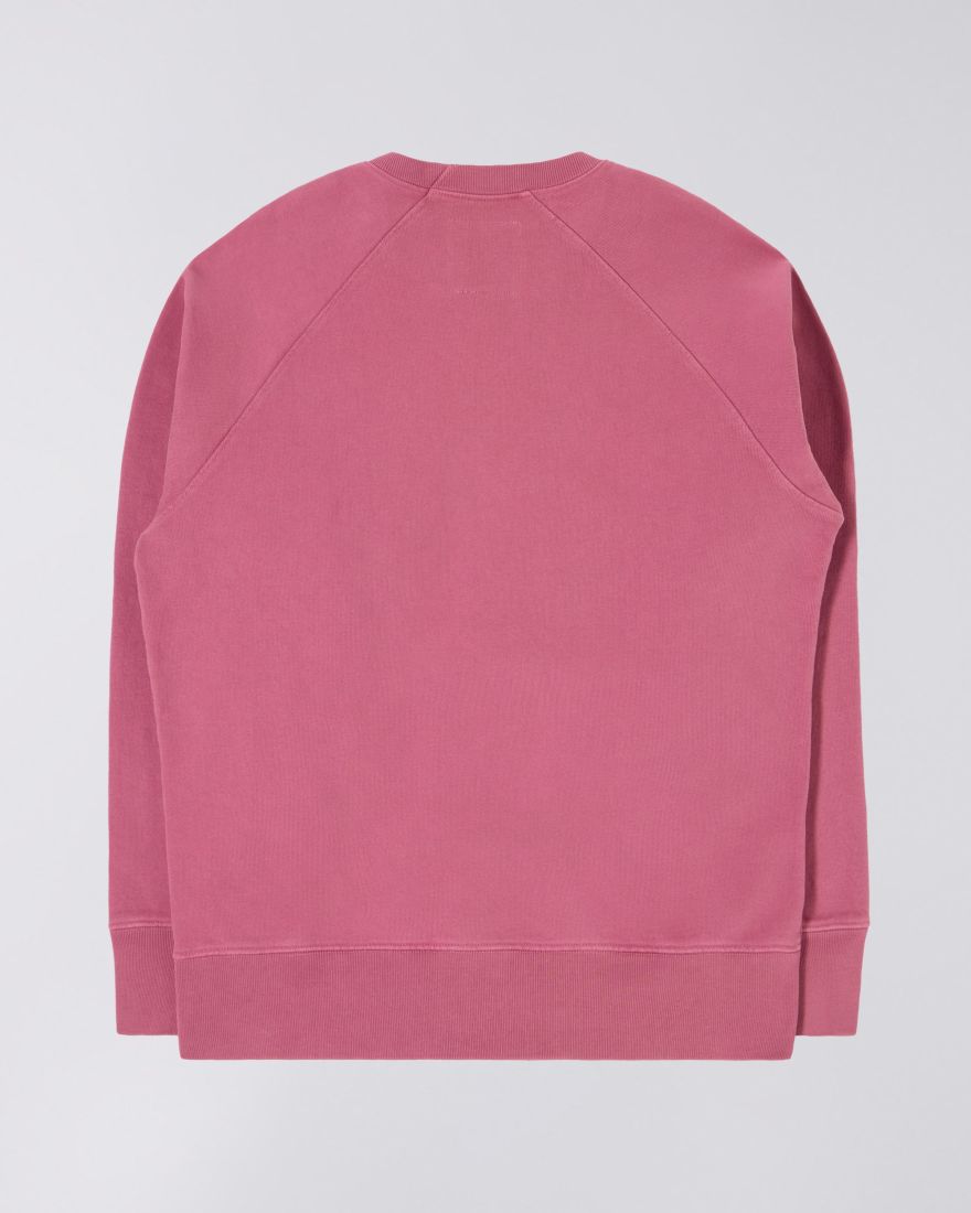 EDWIN - Raglan Sleeve Crew - Red Violet