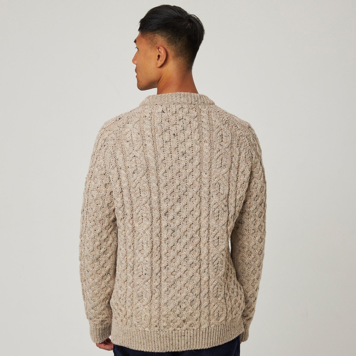 back of crew neck jumper