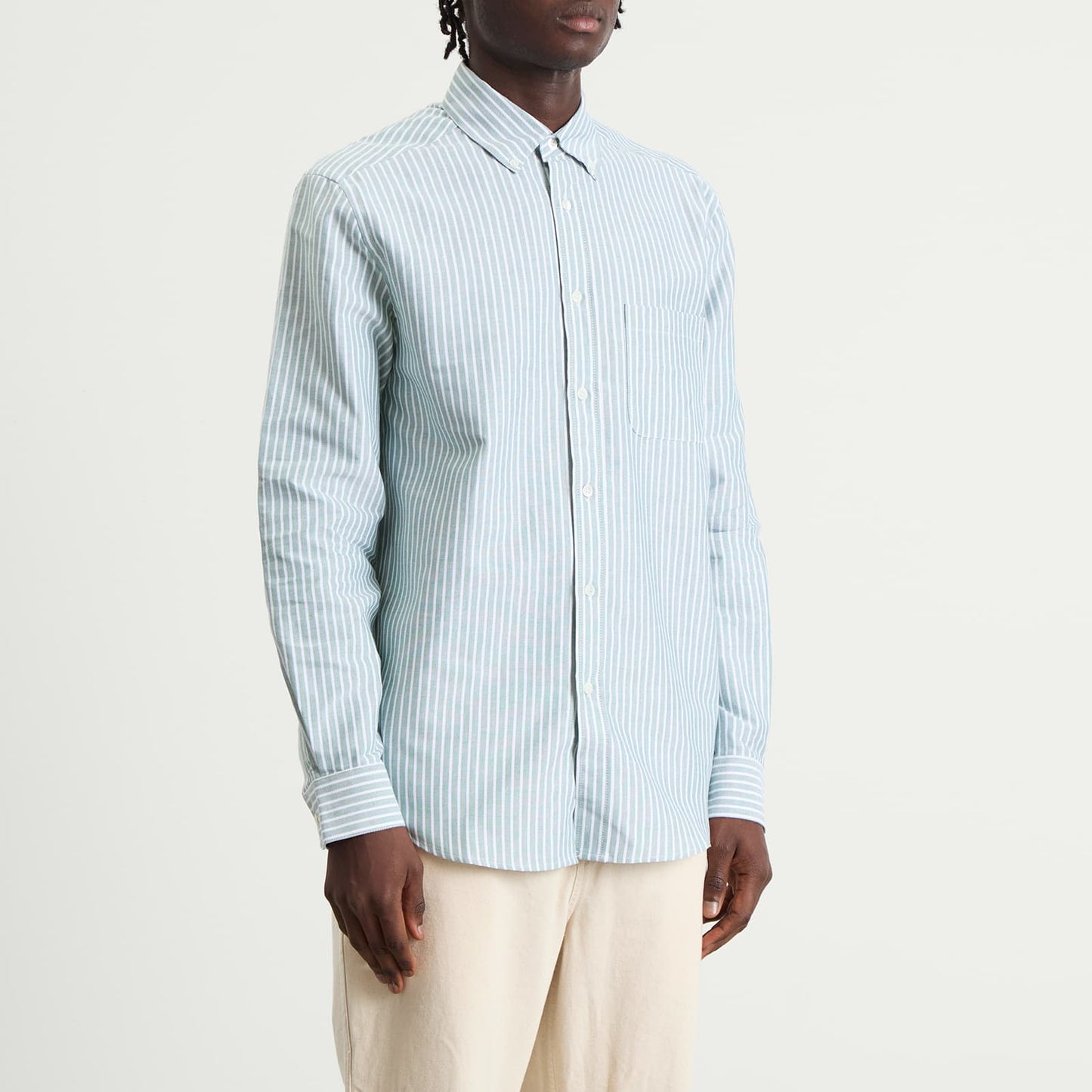 Portuguese Flannel - Belvista Stripe - Green
