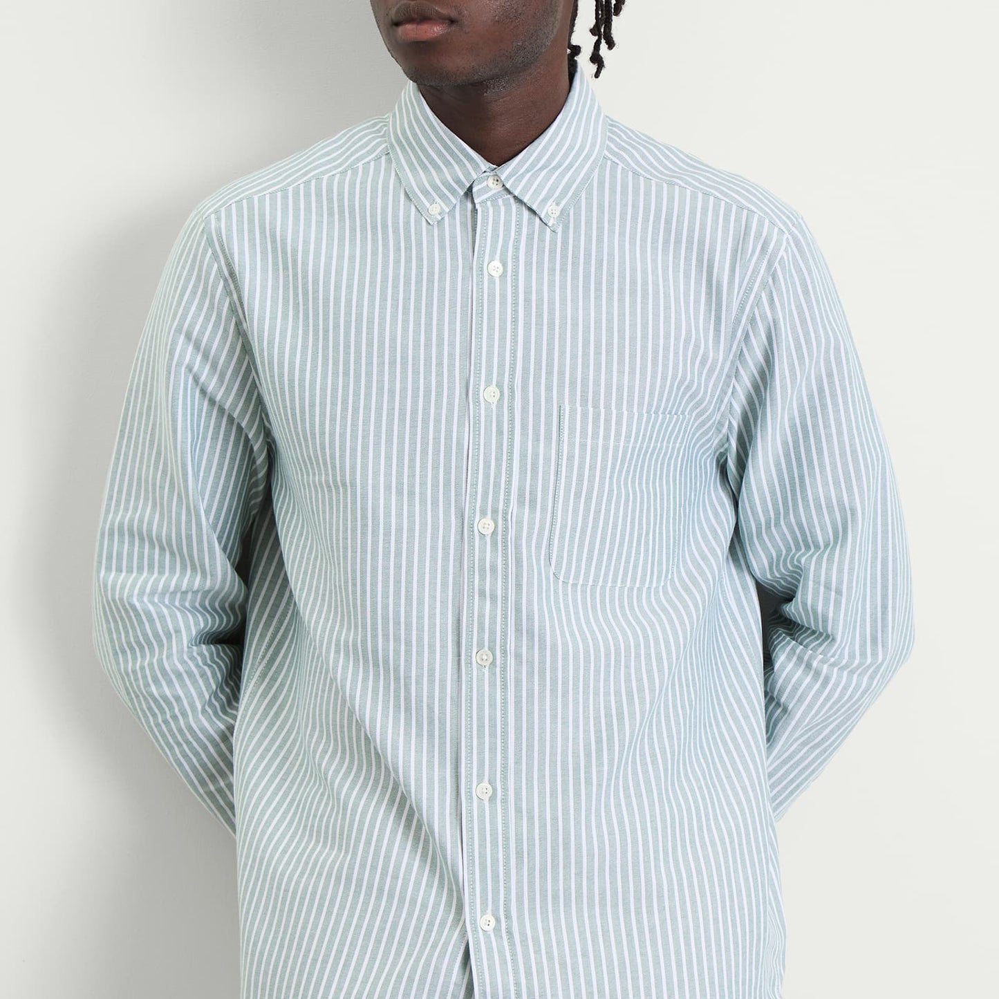 Portuguese Flannel - Belvista Stripe - Green