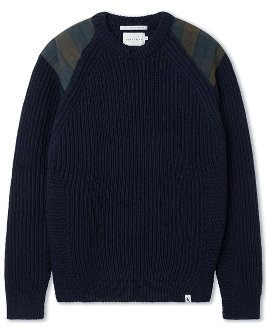 PEREGRINE - Bexley Jumper - British Wool - Navy