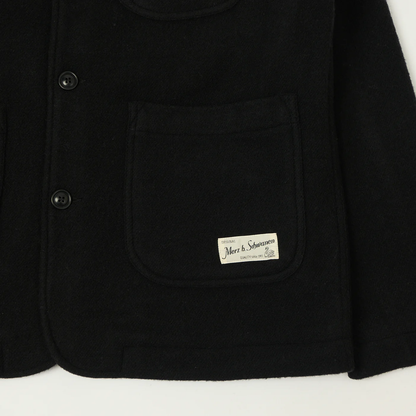 MERZ B. SCHWANEN - Relaxed Fit Unisex Jacket - Deep Black