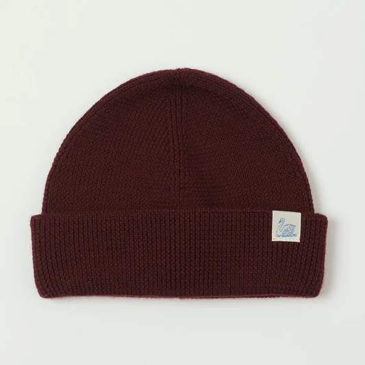 MERZ B. SCHWANEN - Classic Wool Beanie- Burgundy