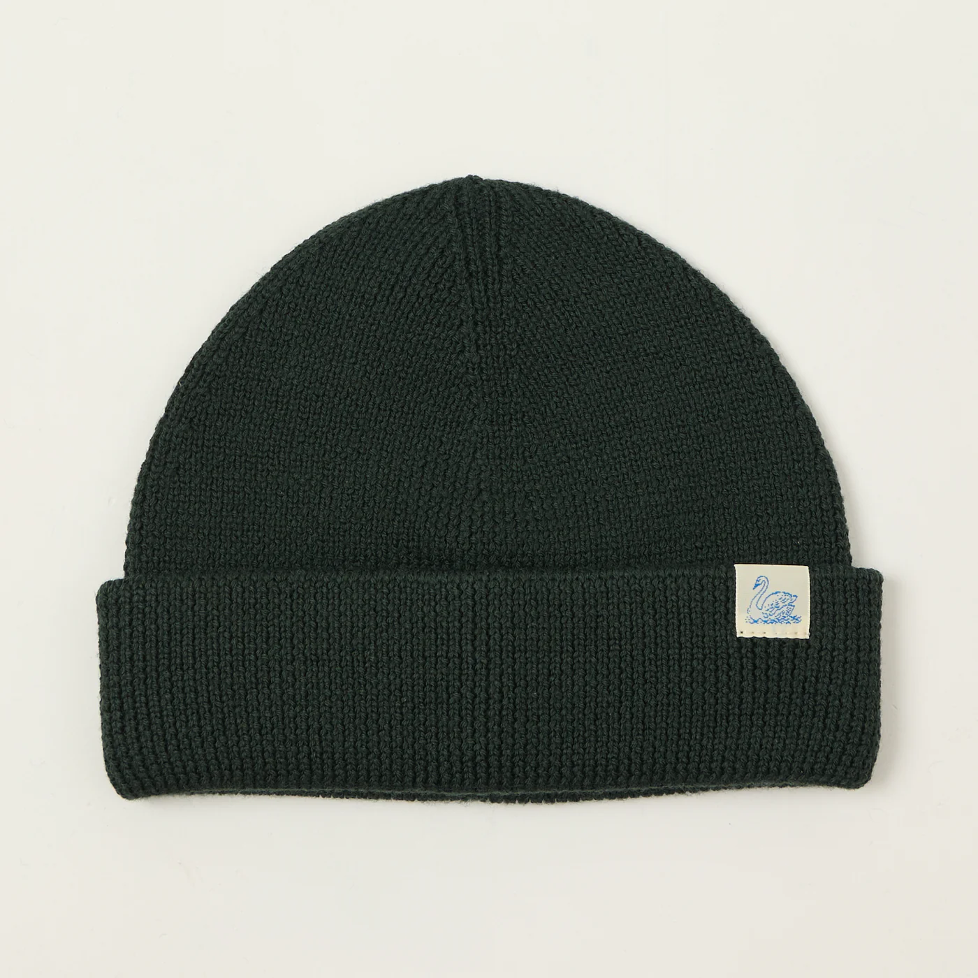 MERZ B. SCHWANEN - Classic Wool Beanie- Bottle Green