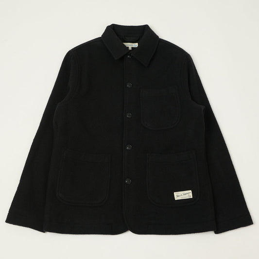 MERZ B. SCHWANEN - Relaxed Fit Unisex Jacket - Deep Black