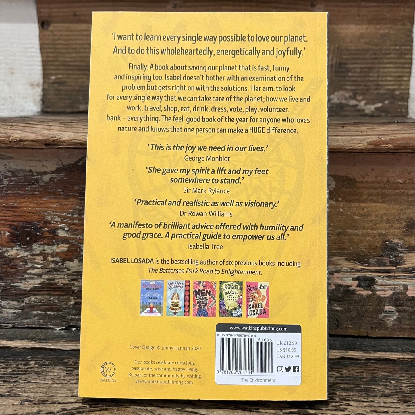 Joyful Environmentalist - Isabel Losada - Paperback - Regent Tailoring Salisbury