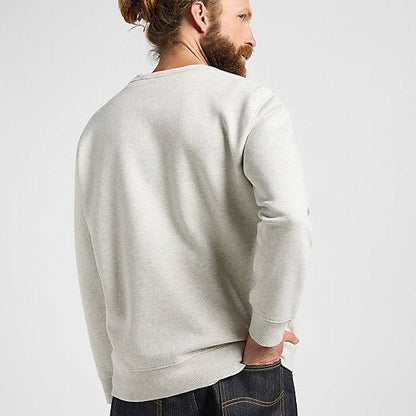 LEE - 101 Sweatshirt - Sharp Grey Mele - Regent TailoringLee
