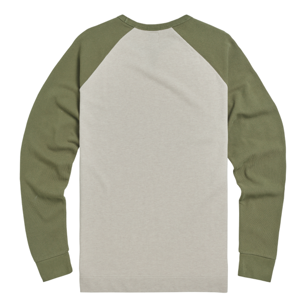Triumph - Barwell Printed Long Sleeve Tee - Olive/Oatmeal - Cotton