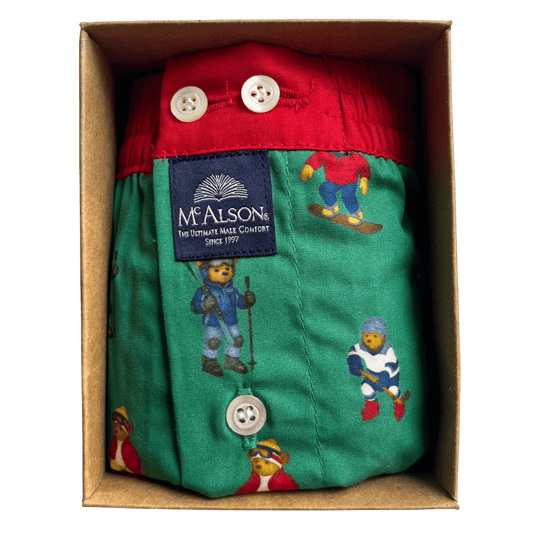 McAlson - Boxer Shorts - Alpine Bear - Regent Tailoring Salisbury