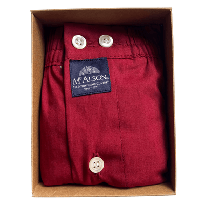 McAlson - Boxer Shorts - Classic Bordeaux
