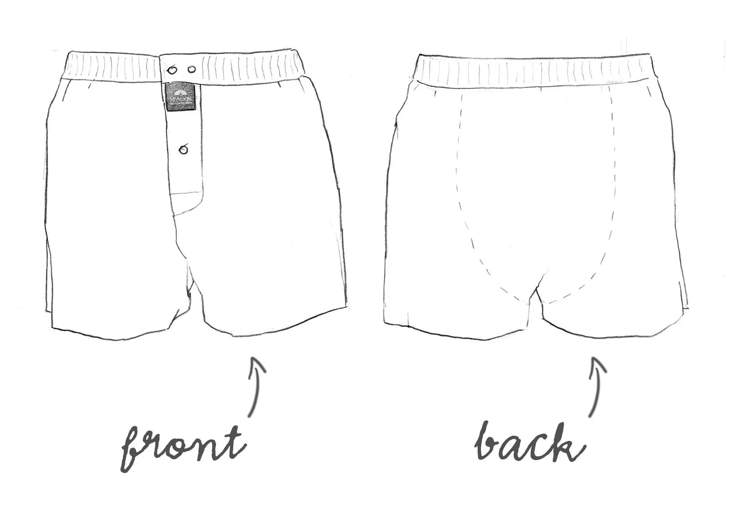 McAlson - Boxer Shorts - Stripes and Floral - Regent Tailoring Salisbury