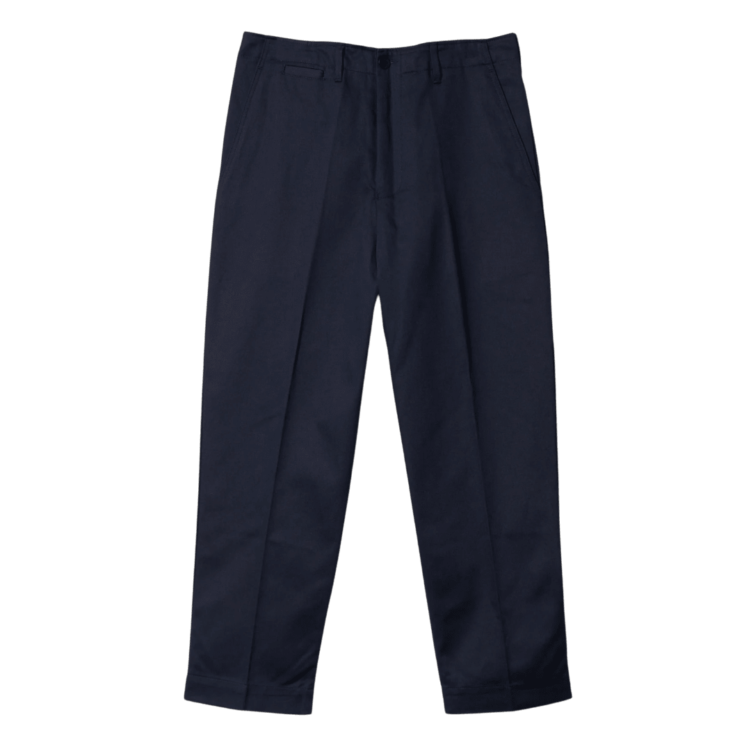 MERZ B. SCHWANEN - 1920s Cotton Twill Worker Chino - Dark Navy - Regent Tailoring Salisbury