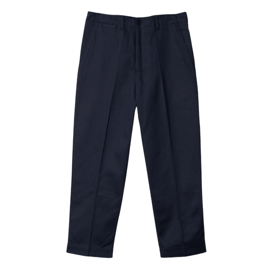 MERZ B. SCHWANEN - 1920s Cotton Twill Worker Chino - Dark Navy - Regent Tailoring Salisbury
