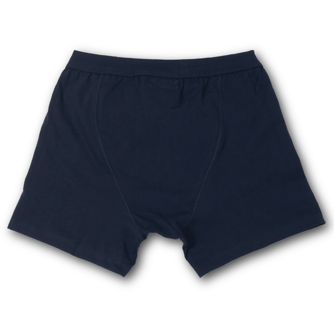 MERZ B. SCHWANEN - 225 Button Fly Boxer Brief - Ink Blue - Regent TailoringMerz b. Schwanen