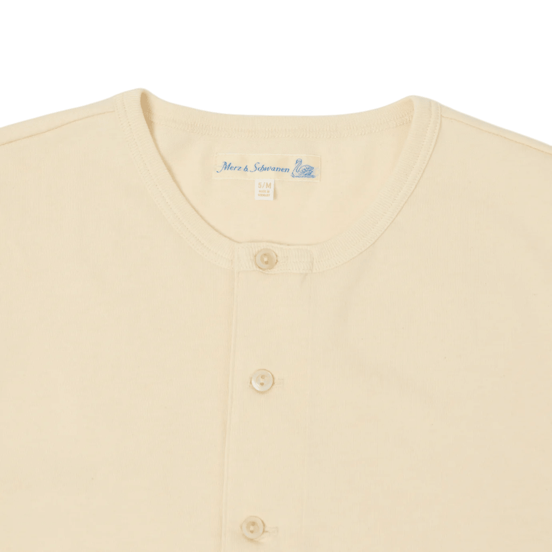 MERZ B. SCHWANEN - 2M06 Classic Fit Long Sleeve Henley - Regent Tailoring Salisbury
