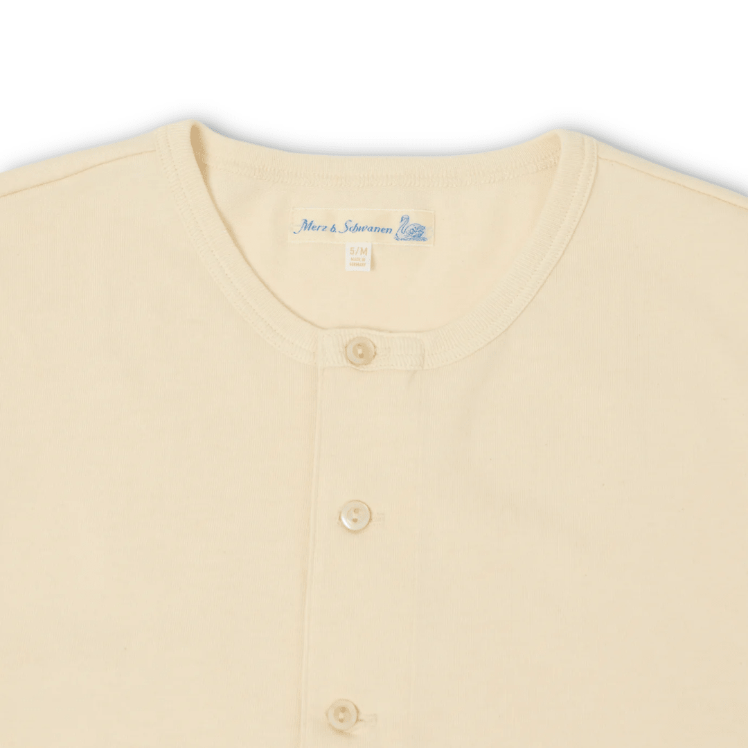 MERZ B. SCHWANEN - 2M06 Classic Fit Long Sleeve Henley - Regent Tailoring Salisbury