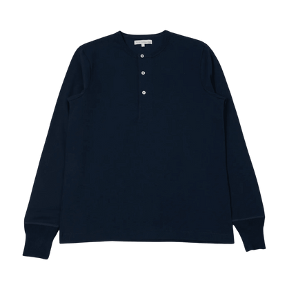 MERZ B. SCHWANEN - 2M06 Classic Fit Long Sleeve Henley - Regent Tailoring Salisbury