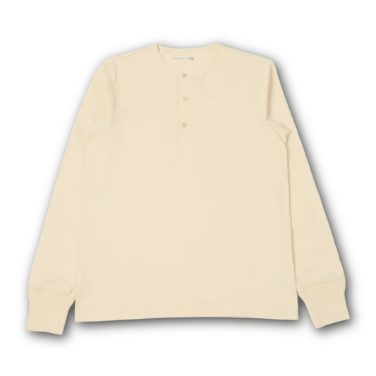 MERZ B. SCHWANEN - 2M06 Classic Fit Long Sleeve Henley - Regent TailoringMerz b. Schwanen