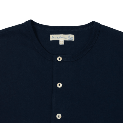 MERZ B. SCHWANEN - 2M06 Classic Fit Long Sleeve Henley - Regent Tailoring Salisbury