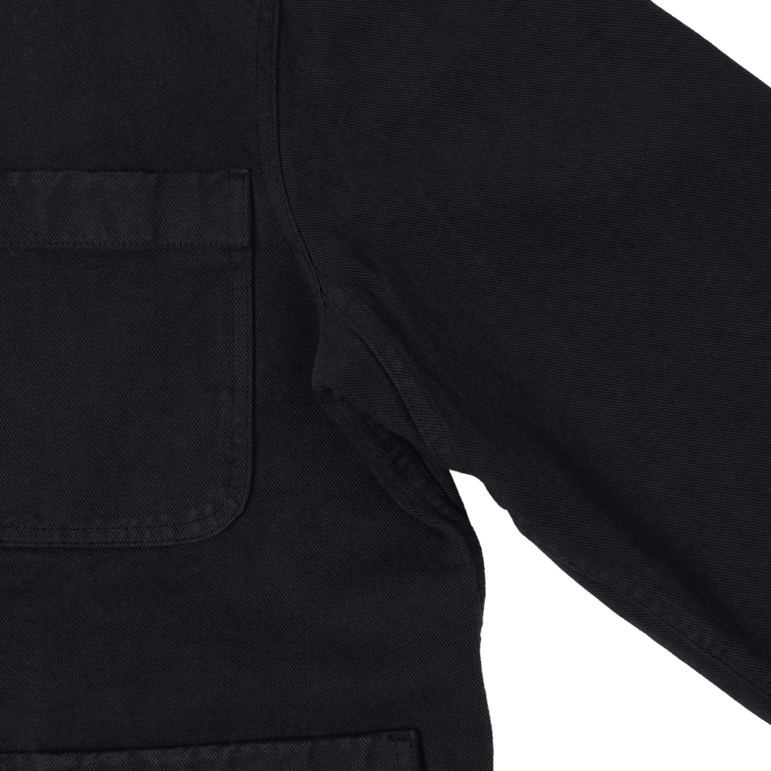 MERZ B. SCHWANEN - Worker’s Cotton Twill Jacket - 98 Charcoal - Regent Tailoring Salisbury