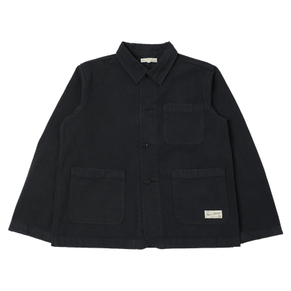 MERZ B. SCHWANEN - Worker’s Cotton Twill Jacket - 98 Charcoal - Regent Tailoring Salisbury
