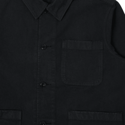MERZ B. SCHWANEN - Worker’s Cotton Twill Jacket - 98 Charcoal - Regent Tailoring Salisbury
