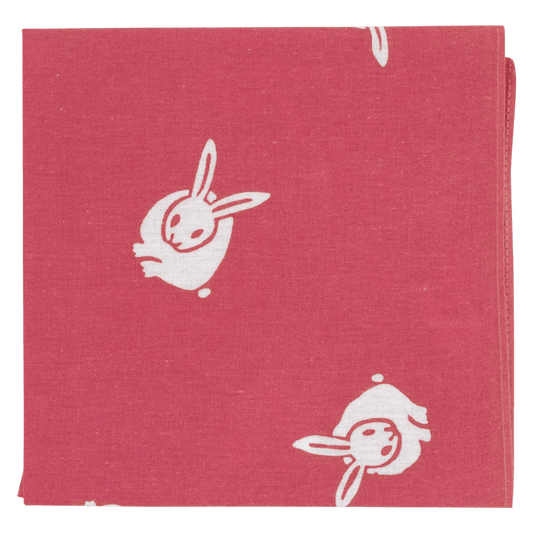 Niwaki - Cotton Handkercheif - Pink Rabbit - Regent Tailoring Salisbury
