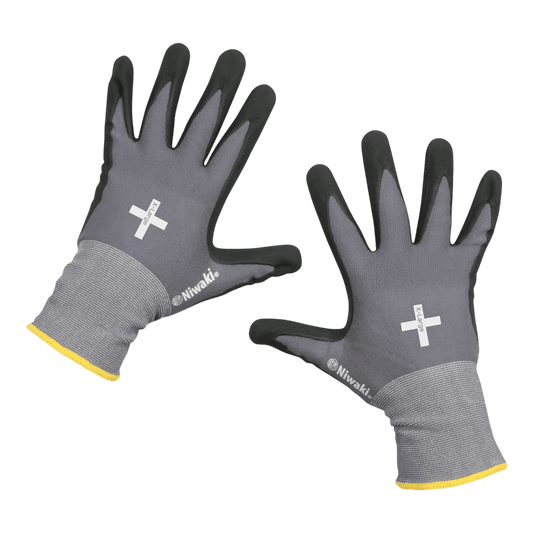 Niwaki - Gardening Gloves - Grey - Nitrile with Nylon/Spandex Lining - Regent Tailoring Salisbury