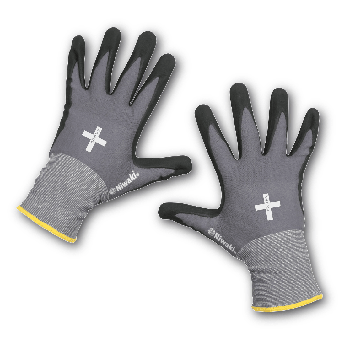 Niwaki - Gardening Gloves - Grey - Nitrile with Nylon/Spandex Lining - Regent Tailoring Salisbury