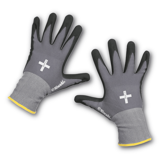 Niwaki - Gardening Gloves - Grey - Nitrile with Nylon/Spandex Lining - Regent TailoringNiwaki