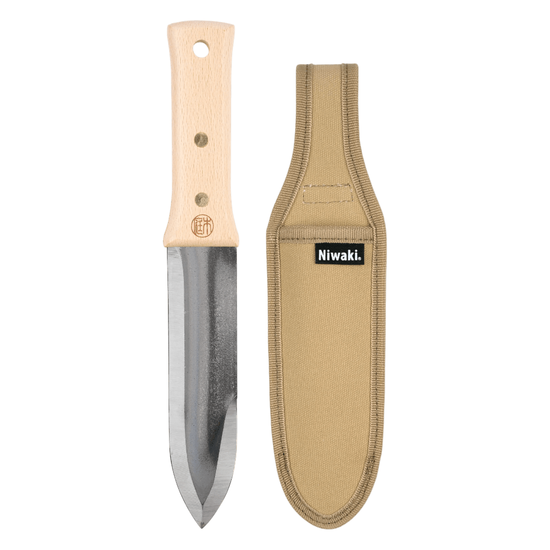Niwaki - Hori Hori Gardening Tool - Carbon Steel + Canvas Holster - Regent Tailoring Salisbury
