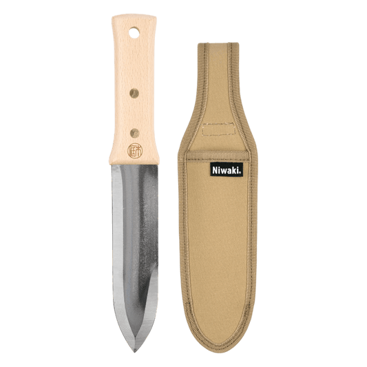 Niwaki - Hori Hori Gardening Tool - Carbon Steel + Canvas Holster - Regent Tailoring Salisbury