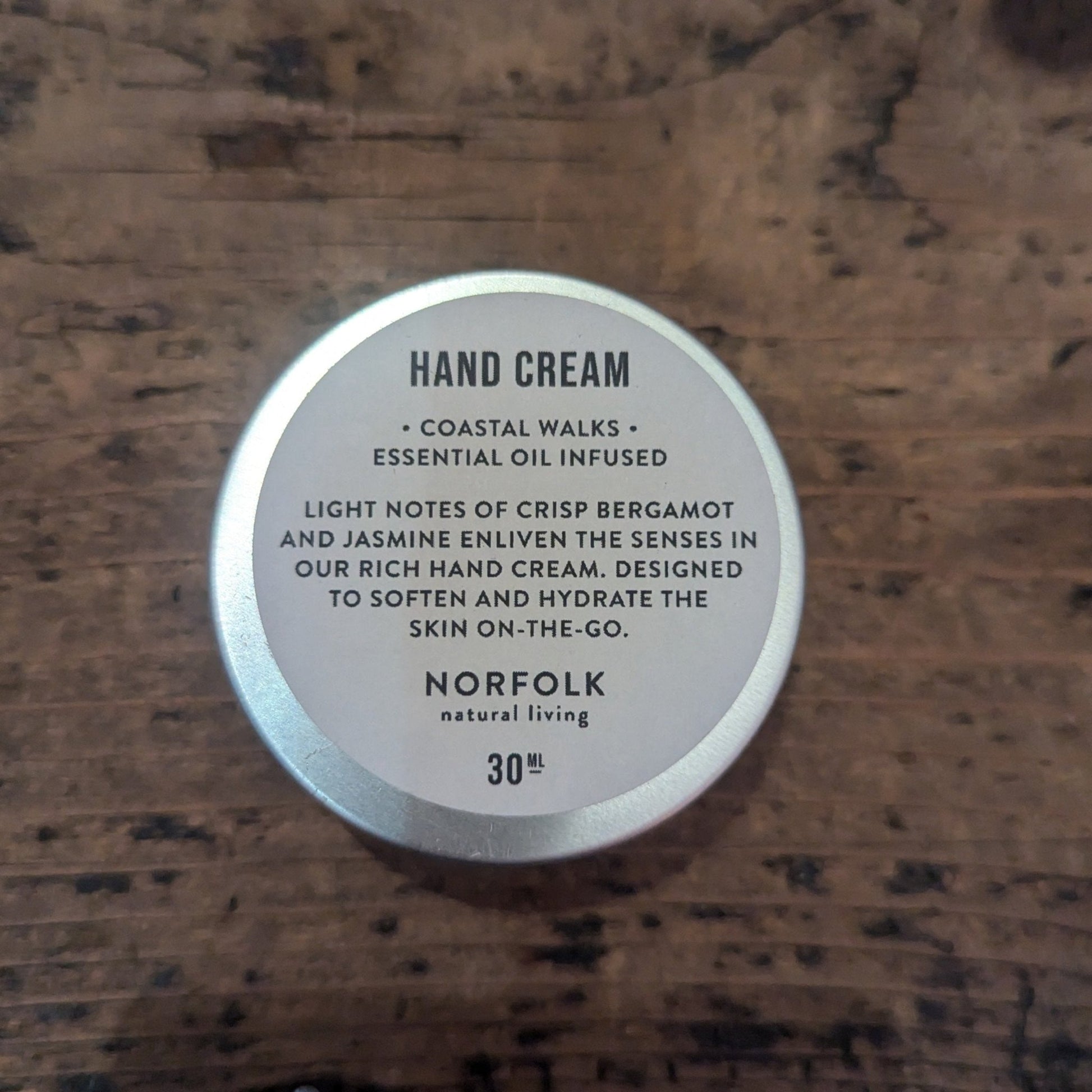 Norfolk Natural Living - Hand Cream - Coastal Walks - Regent Tailoring Salisbury