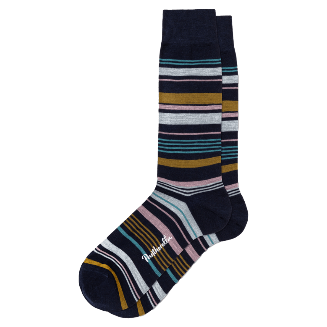 Pantherella - Hamnet - Merino Wool Socks - Navy - Regent Tailoring Salisbury
