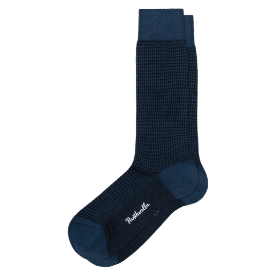 Pantherella - Highbury - Houndstooth Merino Wool Socks - Regent Tailoring Salisbury