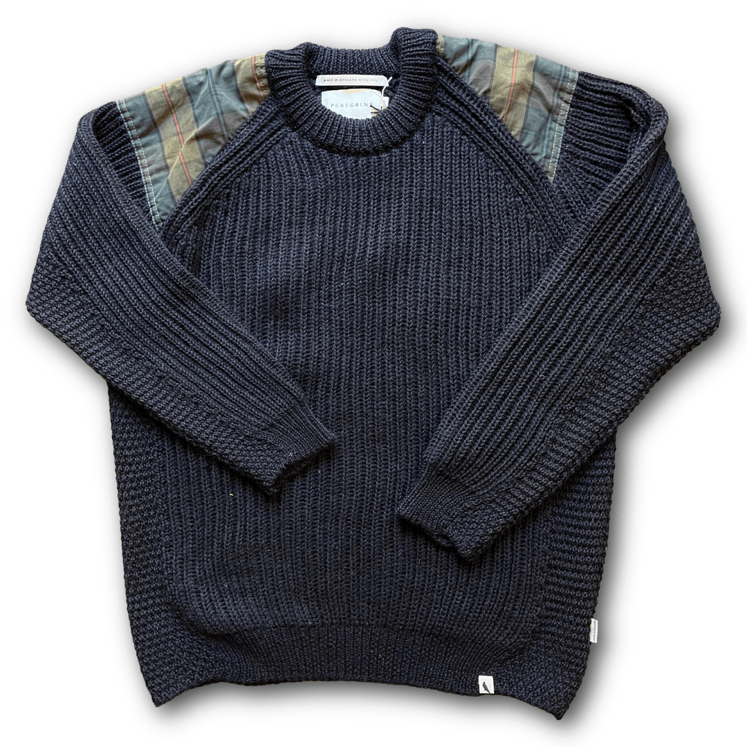 PEREGRINE - Bexley Jumper - British Wool - Navy - Regent TailoringPeregrine