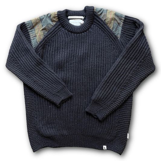PEREGRINE - Bexley Jumper - British Wool - Navy - Regent Tailoring Salisbury