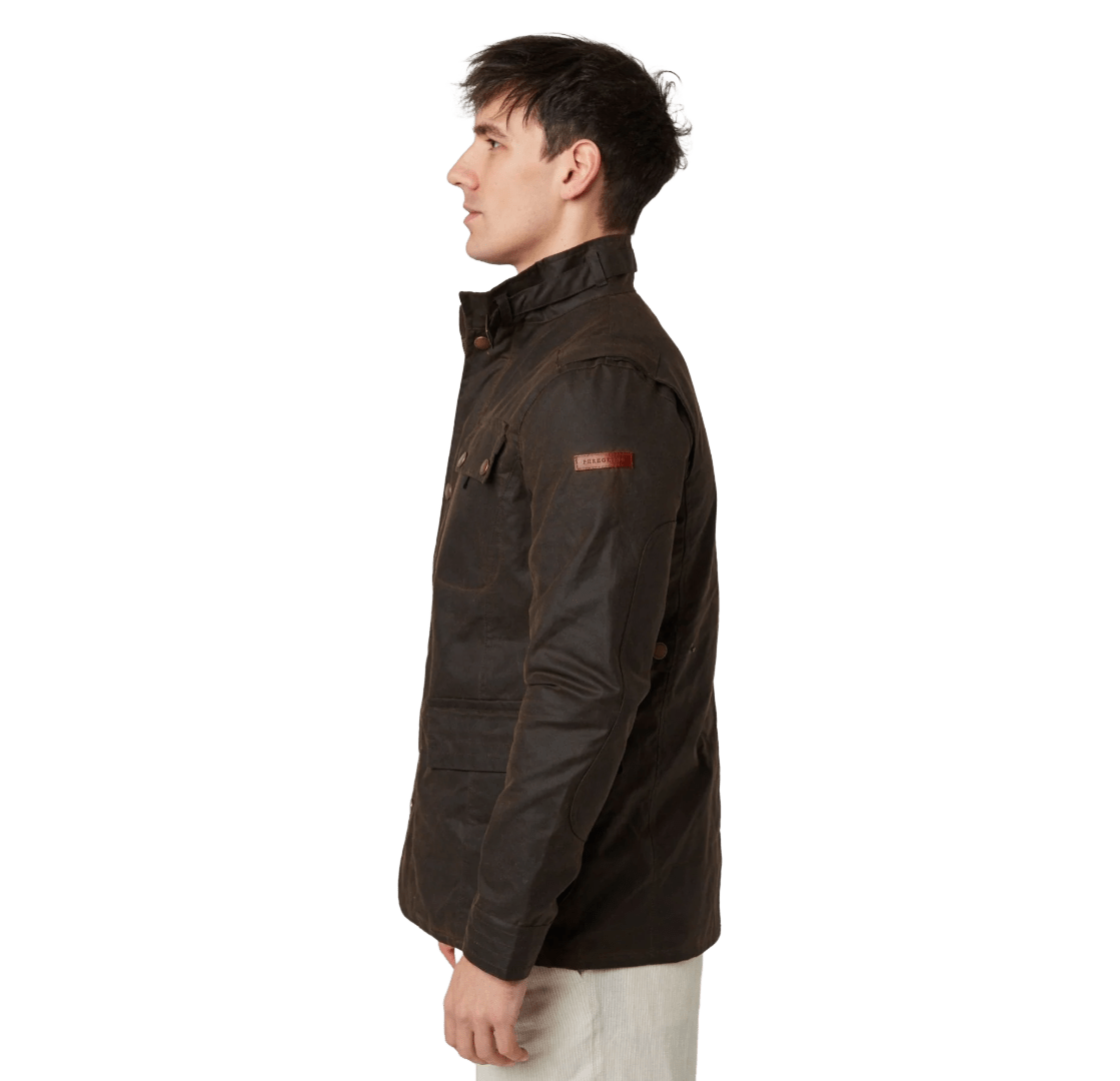 Peregrine - Bexley Waxed Cotton Jacket - Brown - Regent Tailoring Salisbury