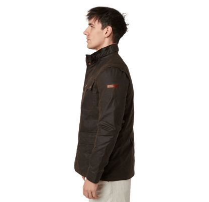 Peregrine - Bexley Waxed Cotton Jacket - Brown - Regent Tailoring Salisbury