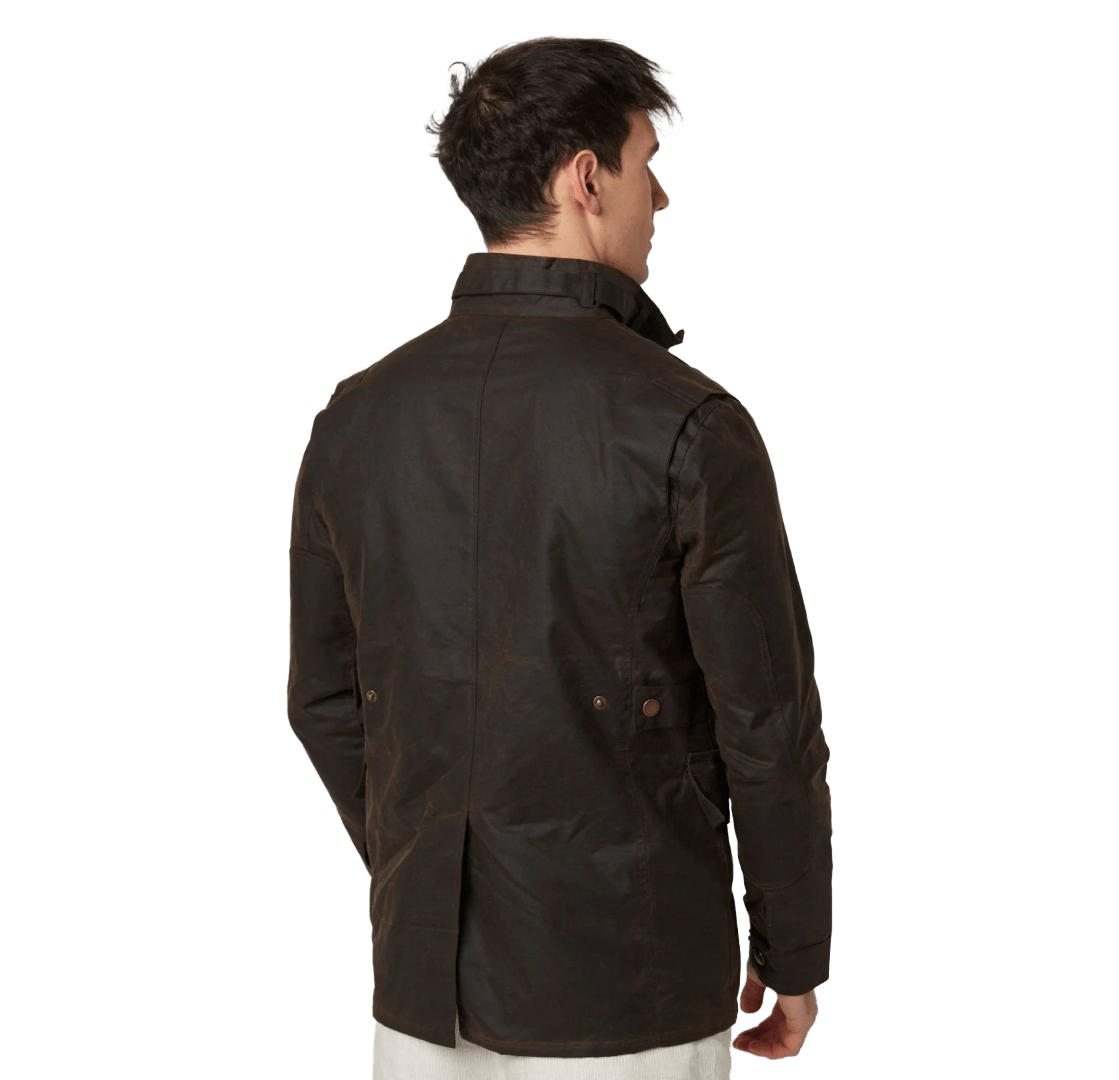Peregrine - Bexley Waxed Cotton Jacket - Brown - Regent Tailoring Salisbury