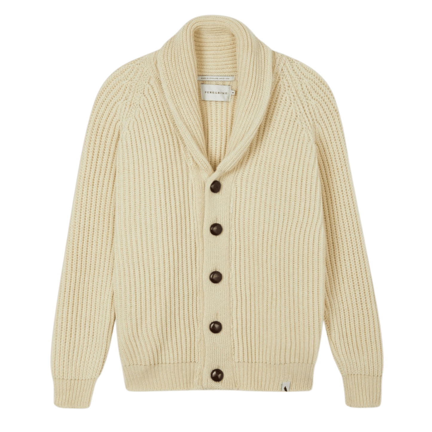 PEREGRINE - Wilkinson Cardigan - British Wool - Ecru - Regent Tailoring Salisbury