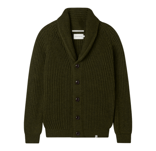 PEREGRINE - Wilkinson Cardigan - Olive - Regent Tailoring Salisbury